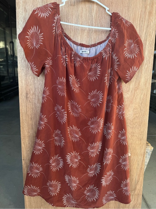 Madewell Dresses & Skirts - Madewell Rust Floral Off Shoulder Dress